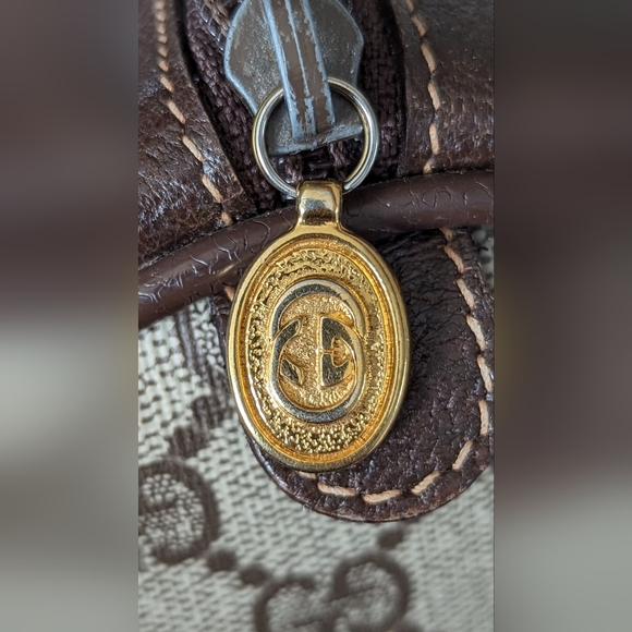 Gucci GG Canvas Web Sherry line Boston Bag - Picture 10 of 15